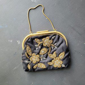 Vintage Reversible Beaded Bag